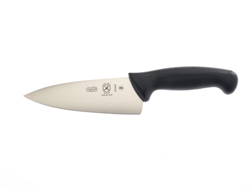 Mercer Culinary M22606 6" Chef's Knife w/ Black Santoprene™/Polypropylene Handle, High Carbon Japanese Steel-cityfoodequipment.com