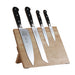 Mercer Culinary M21970 5 Piece Knife Set w/ Rubberwood Magnetic Board-cityfoodequipment.com