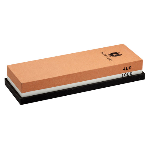 Mercer Culinary M15951 400/1000 Grit Sharpening Stone - Corundum-cityfoodequipment.com