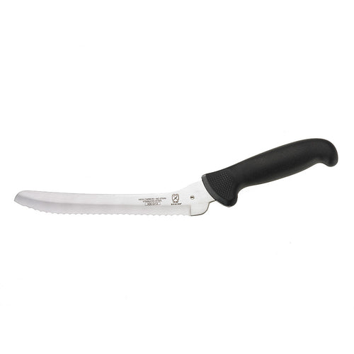 Mercer Culinary M18135BK 8" Bread Knife w/ Black Polypropylene Handle, High Carbon Japanese Steel-cityfoodequipment.com