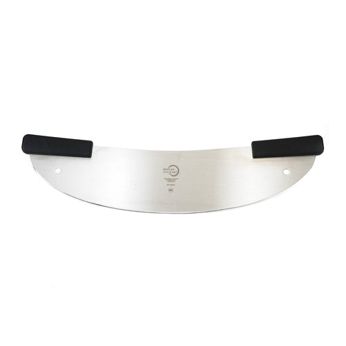 Mercer Culinary M18925 20" Pizza Knife w/ Black Santoprene™/Polypropylene Handles, High Carbon Japanese Steel-cityfoodequipment.com
