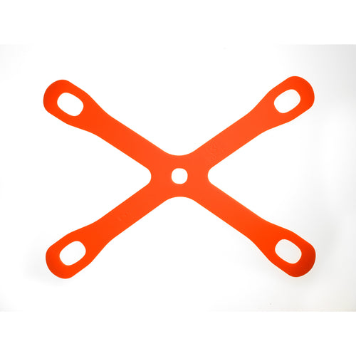 Mercer Culinary M18930 Cutting Board Holder - 15 3/8" x 11 3/8", Silicone, Orange-cityfoodequipment.com