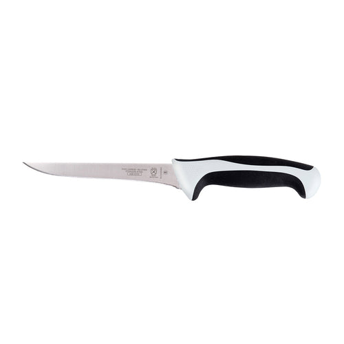 Mercer Culinary M22306WBH 6" Boning Knife w/ White Santoprene™/Polypropylene Handle, High Carbon Japanese Steel-cityfoodequipment.com