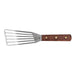 Mercer Culinary M18483 6" Slotted Fish Turner w/ Rosewood Handle, Stainless Steel-cityfoodequipment.com