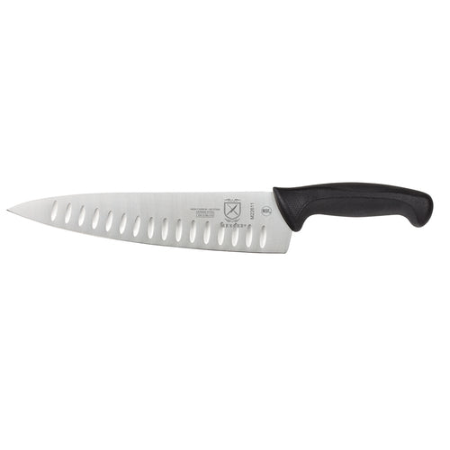 Mercer Culinary M22611 10" Chef's Knife w/ Black Santoprene™/Polypropylene Handle, High Carbon Japanese Steel-cityfoodequipment.com