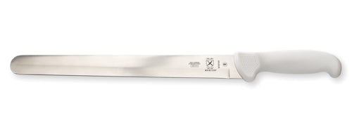 Mercer Culinary M18146 12" Slicer Knife w/ White Polypropylene Handle, High Carbon Japanese Steel-cityfoodequipment.com