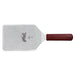 Mercer Culinary M18290 6" x 5" Turner w/ Red Nylon Handle, Stainless Steel-cityfoodequipment.com