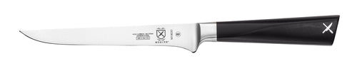 Mercer Culinary M19030 6" Stiff Boning Knife - Black Ergonomic POM Handle, High-Carbon German Steel-cityfoodequipment.com