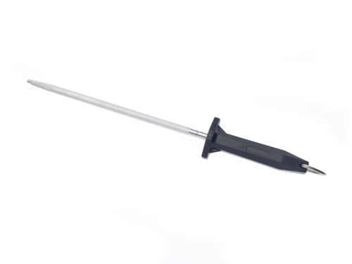Mercer Culinary M14501 10" Sharpening Steel w/ Polypropylene Handle, High Carbon Steel-cityfoodequipment.com