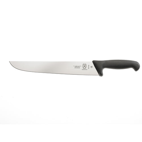 Mercer Culinary M13708 11 4/5" European Butcher Knife w/ Black Textured Glass-Reinforced Nylon Handle, Ice Hardened High-Ca-cityfoodequipment.com