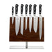 Mercer Culinary M21941 8 Piece Knife Set w/ Acacia Magnetic Board-cityfoodequipment.com