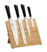 Mercer Culinary M21990 5 Piece Knife Set w/ Rubberwood Magnetic Board-cityfoodequipment.com