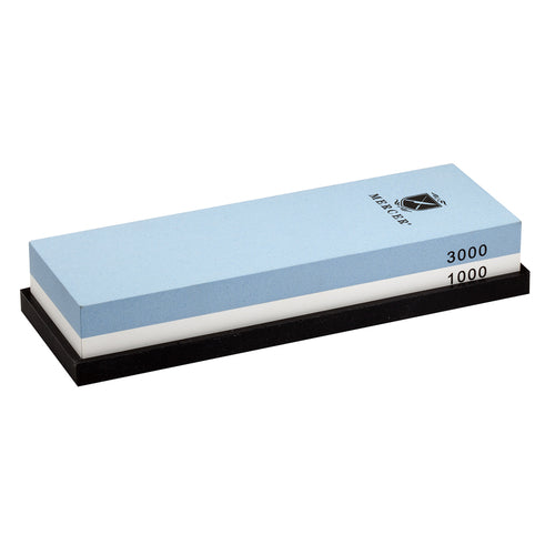 Mercer Culinary M15952 1000/3000 Grit Sharpening Stone - Corundum-cityfoodequipment.com