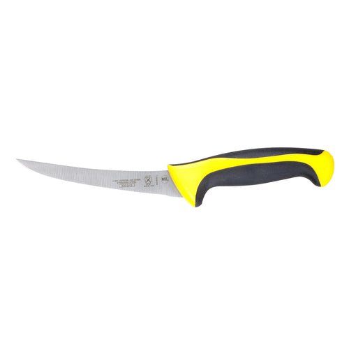Mercer Culinary M23820YL 6" Boning Knife w/ Yellow Santoprene™/Polypropylene Handle, High Carbon Japanese Steel-cityfoodequipment.com