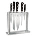 Mercer Culinary M23500 6 Piece Knife Set w/ Glass Block-cityfoodequipment.com