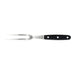 Mercer Culinary M23620 6" Carving Fork w/ Black Ergonomic Delrin™ Handle, High-Carbon German Steel-cityfoodequipment.com
