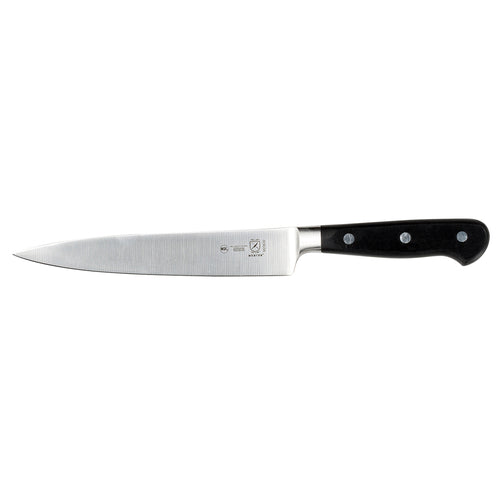 Mercer Culinary M23630 7" Fillet Knife w/ Black Ergonomic Delrin™ Handle, High-Carbon German Steel-cityfoodequipment.com