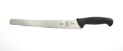 Mercer Culinary M23213 12" Brisket Slicer Knife w/ Black Santoprene™/Polypropylene Handle, High Carbon Japanese Steel-cityfoodequipment.com