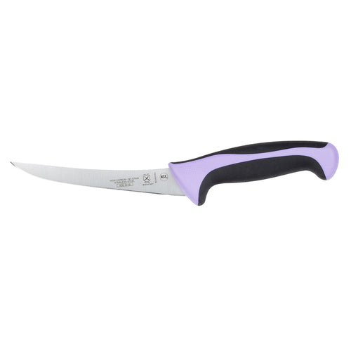 Mercer Culinary M23820PU 6" Boning Knife w/ Purple Santoprene™/Polypropylene Handle, High Carbon Japanese Steel-cityfoodequipment.com