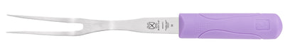 Mercer Culinary M23800PU 8" Carving Fork w/ Purple Polypropylene Handle, High Carbon Japanese Steel-cityfoodequipment.com