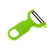 Mercer Culinary M33071GRB "Y" Peeler w/ Straight Edge, Ergonomic Polypropylene Handle, Green-cityfoodequipment.com