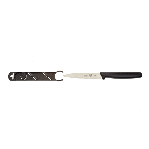 Mercer Culinary M33931B 4" Bar Knife w/ Black Polypropylene Handle, High Carbon Japanese Steel-cityfoodequipment.com