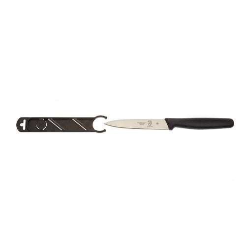 Mercer Culinary M33933B 4" Bar Knife w/ Black Polypropylene Handle, High Carbon Japanese Steel-cityfoodequipment.com