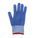 Mercer Culinary M33416BLXS Extra Small Cut Resistant Glove - Ultra Thin Polyethylene, Blue w/ Gold Cuff-cityfoodequipment.com