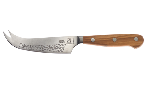 Mercer Culinary M23606OL 4 3/4" Hard Cheese Knife w/ Olive Wood Handle, High Carbon German Steel-cityfoodequipment.com
