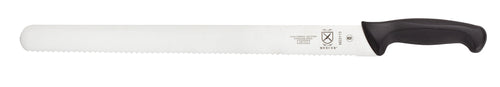 Mercer Culinary M23113 16" Cake Knife w/ Black Santoprene™/Polypropylene Handle, High Carbon Japanese Steel-cityfoodequipment.com