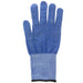 Mercer Culinary M33416BL1X 1X-Large Cut Resistant Glove - Ultra Thin Polyethylene, Blue w/ Black Cuff-cityfoodequipment.com
