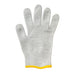 Mercer Culinary M33413XS Extra Small Cut Resistant Glove - Stainless Steel Reinforced, White w/ Gold Cuff-cityfoodequipment.com