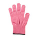 Mercer Culinary M33415PKM Medium Cut Resistant Glove - Ultra High Molecular Polyethylene, Pink w/ Green Cuff-cityfoodequipment.com