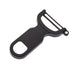 Mercer Culinary M33071BKB "Y" Peeler w/ Straight Edge, Ergonomic Polypropylene Handle, Black-cityfoodequipment.com