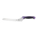Mercer Culinary M23890PU 9" Bread Knife w/ Purple Santoprene™/Polypropylene Handle, High Carbon Japanese Steel-cityfoodequipment.com