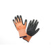 Mercer Culinary M33425XS Food Processing Gloves HPPE Reinforced - Extra Small, Orange w/ Purple Cuff-cityfoodequipment.com
