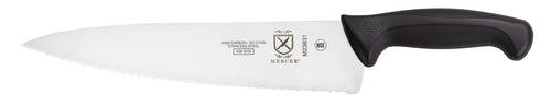 Mercer Culinary M23831 10" Chef's Knife w/ Black Santoprene™/Polypropylene Handle, High Carbon Japanese Steel-cityfoodequipment.com