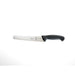 Mercer Culinary M23208 8" Bread Knife w/ Black Santoprene™/Polypropylene Handle, High Carbon Japanese Steel-cityfoodequipment.com