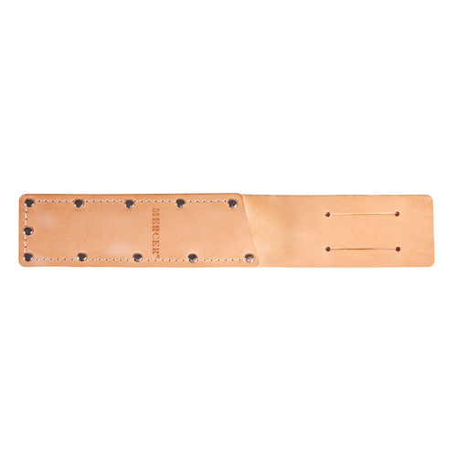 Mercer Culinary M23841 Knife Sheath for 6" Blade - 11 4/5" x 2", Leather-cityfoodequipment.com