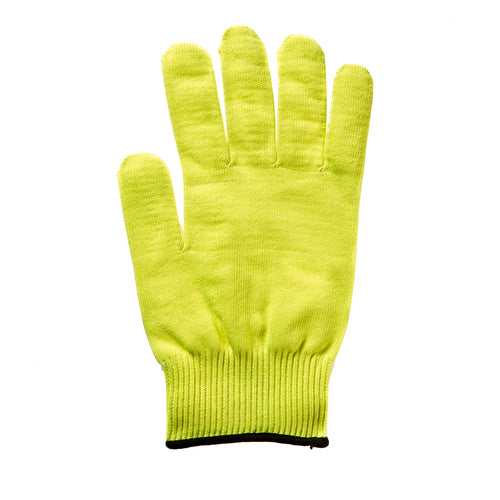 Mercer Culinary M33415YL1X 1X-Large Cut Resistant Glove - Ultra High Molecular Polyethylene, Yellow w/ Black Cuff-cityfoodequipment.com