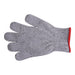 Mercer Culinary M33412S Small Cut Resistant Glove - Blended Material, Gray w/ Red Cuff-cityfoodequipment.com