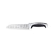 Mercer Culinary M22707WBH 7" Santoku Knife w/ High Carbon Japanese Steel Blade & White Santoprene™/Polypropylene Handle-cityfoodequipment.com