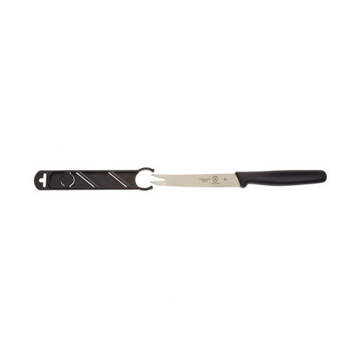 Mercer Culinary M33930B 4 1/4" Bar Knife w/ Black Polypropylene Handle, High Carbon Japanese Steel-cityfoodequipment.com