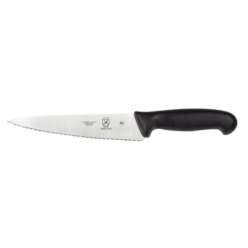 Mercer Culinary M23830 7 1/2" Chef's Knife w/ Black Santoprene™/Polypropylene Handle, High Carbon Japanese Steel-cityfoodequipment.com