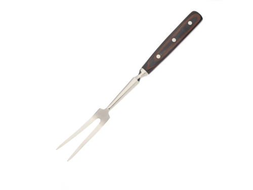 Mercer Culinary M26090 7 7/8" Carving Fork w/ Rosewood Handle, High Carbon Japanese Steel-cityfoodequipment.com