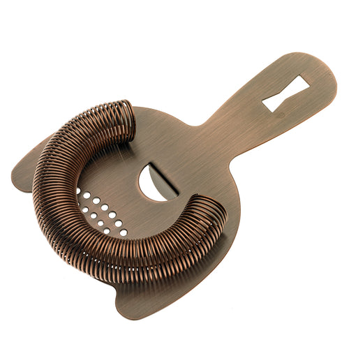 Barfly 2 Prong Bar Strainer - Stainless Steel, Antique Copper Finish (M37026ACP)-cityfoodequipment.com