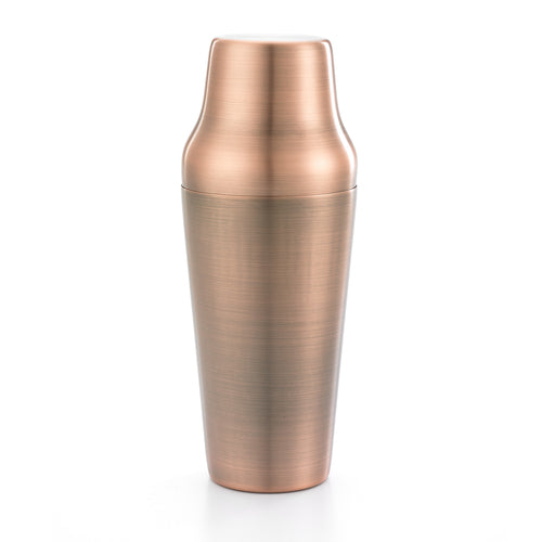 Barfly 2-Piece Parisienne Cocktail Shaker Set, Antique Copper (M37085ACP)-cityfoodequipment.com