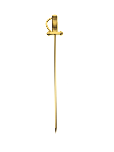 Barfly 4 5/8" Cocktail Pick w/ Sword Top, Gold (M37065GD)-cityfoodequipment.com
