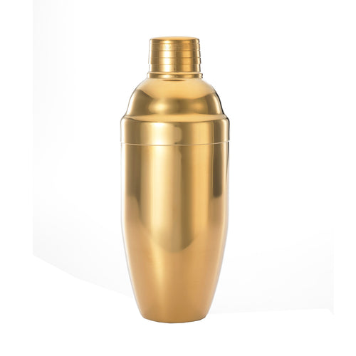 Barfly 3-Piece Japanese Cocktail Shaker, Gold (M37039GD)-cityfoodequipment.com