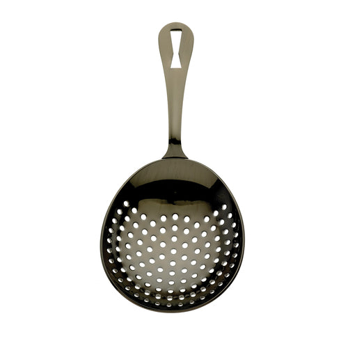 Barfly 6 1/2" Julep Strainer, Gun Metal Black (M37028BK)-cityfoodequipment.com